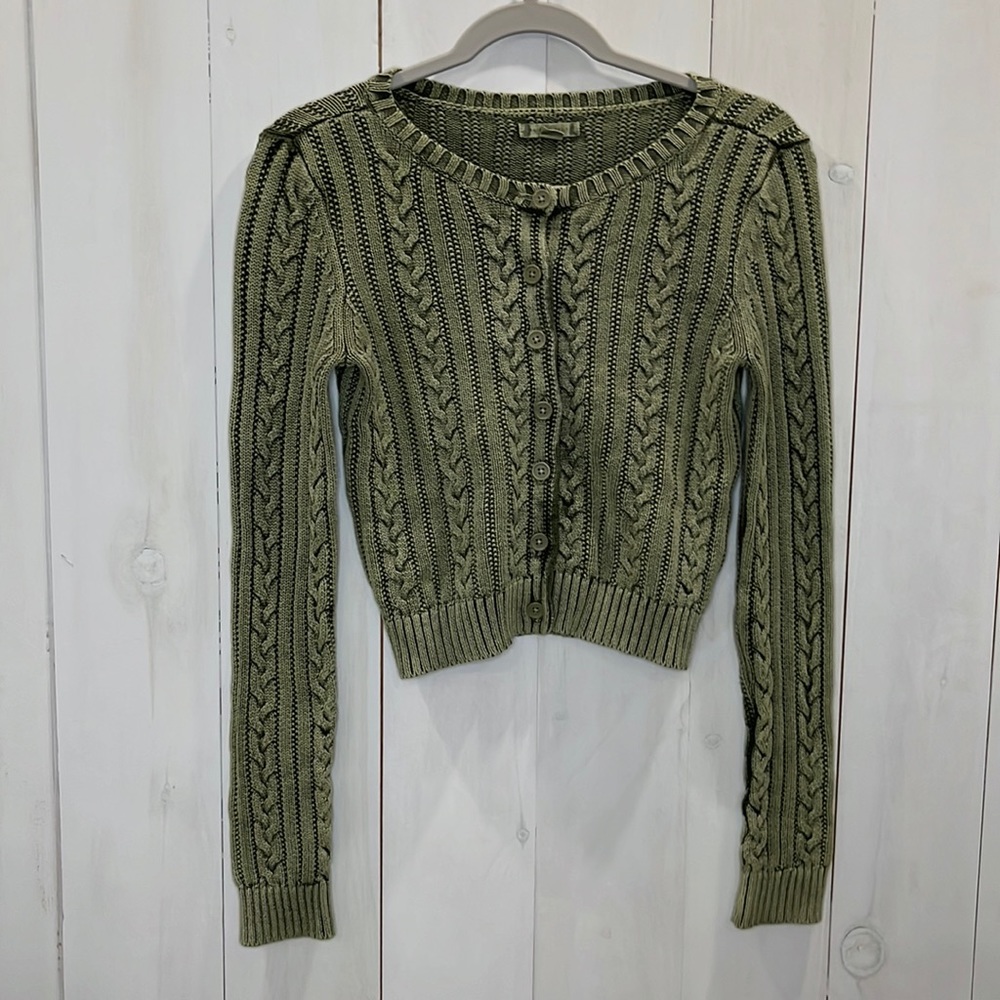 AE Green Cardigan - XS